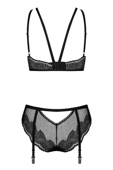 Комплект Obsessive Allastia set Черный S/M | Зображення 3