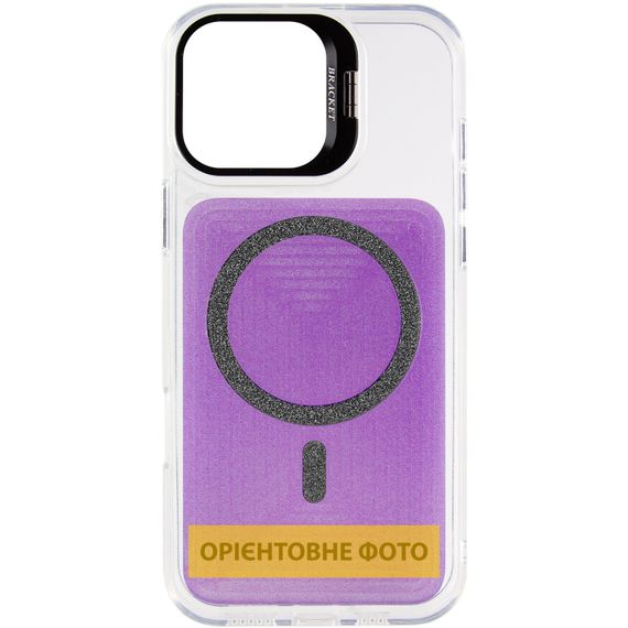Чохол TPU+PC Jewel Sparkle with Magnetic Fit для Apple iPhone 17 (6.3") Violet Shimmer | Зображення 1