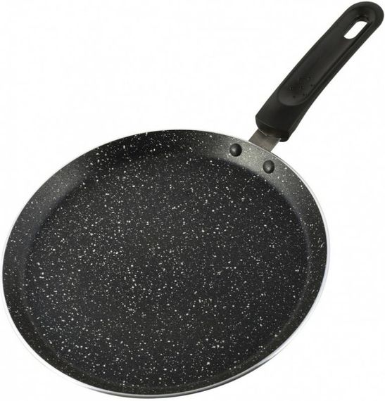 Сковорода млинна Ofenbach Black Marble Ø26см з мармуровим покриттям