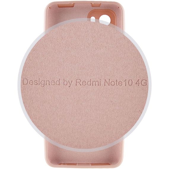 Чехол Silicone Cover Full Camera (AA) для Xiaomi Redmi Note 10 / Note 10s Full camera, Рожевий/Pink Sand | Зображення 2