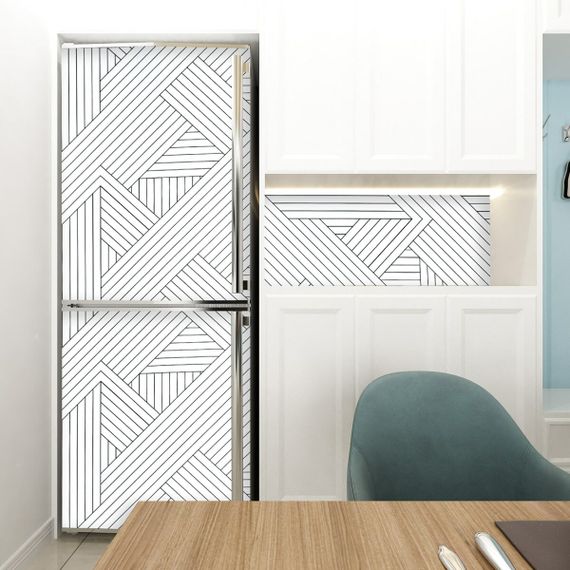 Самоклеюча плівка біла з орнаментом 0,45х10м SW-00001223 | Зображення 4