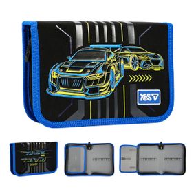 Пенал твердий одинарний із клапаном YES HP-03 Rally 533736 3х13х21 см
