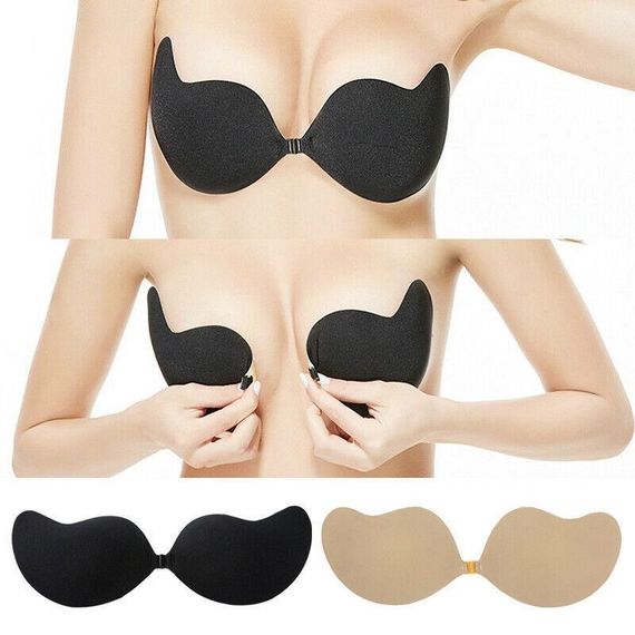 Силіконовий ліфчик без бретельок Fly Bra Decollete, Бюст невидимка спинки ,бюстгальтер для відкритої сукні | Зображення 2