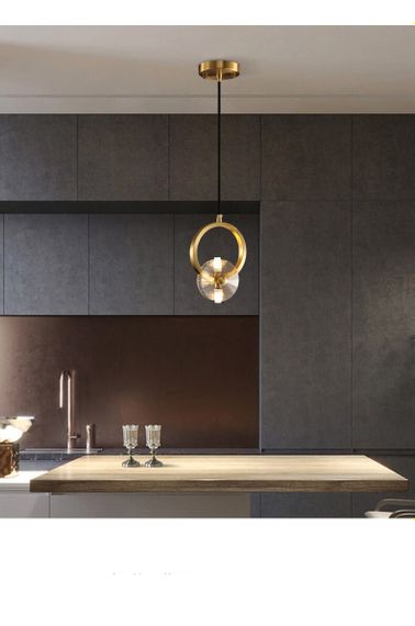 Люстра підвісна на 2 лампочки 26713 Латунь 30-150х15х10 см.