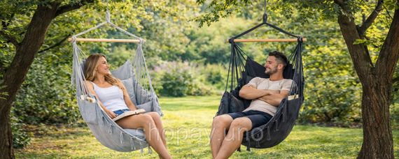 Подвесное кресло-гамак 130х100см с планкой 90см с двумя подушками 40*40