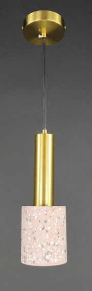 Люстра підвісна на 1 лампочку 27694 Латунь 35-180х10х10 см. | Зображення 3