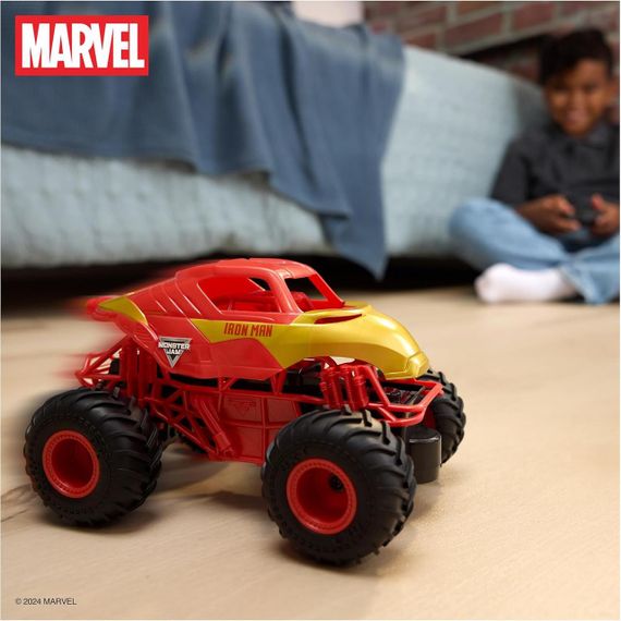 Монстр-трак на радіокеруванні Залізна людина Оригінал Monster Jam Marvel Iron Man RC Monster Truck | Зображення 2