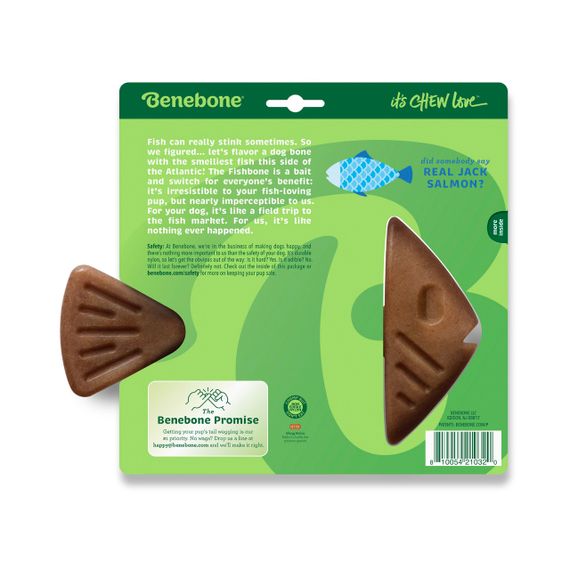 Іграшка для собак зі смаком лосося Benebone Fishbone Salmon, 22.5 см | Зображення 3