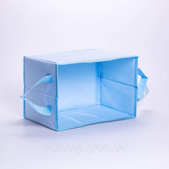 Кошик для іграшок 30×20×20 (см) м'який складаний Синій HP-41-7BL | Зображення 2