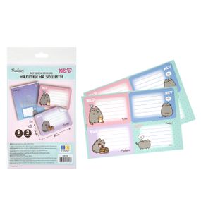 Наклейки на тетради YES Pusheen 955505 6х9 см 8 шт/уп