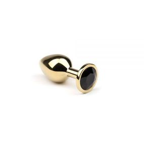 Анальная пробка,Gold Black Diamond, S Металл sexstyle