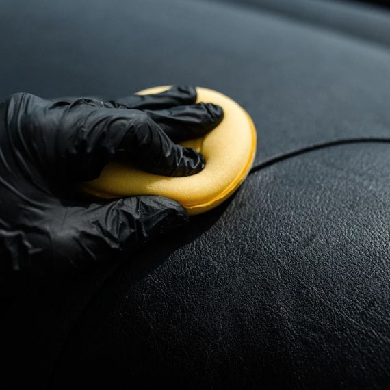 Губка-аппликатор для восков и полиролей K2 Gold Aplikator желтая (L710) | Зображення 2