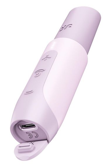 Стимулятор клитора волновой Satisfyer Secret Kiss в форме помады, розовый sexstyle | Зображення 4