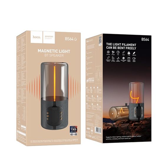 Портативна колонка HOCO BS64 Rocker BT speaker Gray | Зображення 1