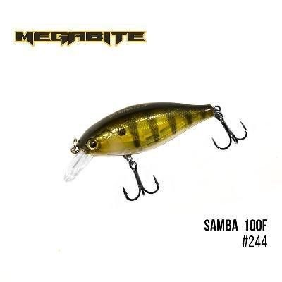 Воблер Megabite  Samba 100 F (60 mm, 12,5 g, 1 m) (244)