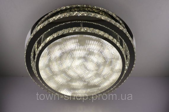 Люстра потолочная хрустальная LED с пультом C1875/800-ch Хром 18х80х80 см. | Зображення 7