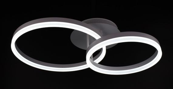 Люстра світлодіодна стельова LED світильник для квартири на стелю лед з пультом 26083 Білий 10х40х62 см. | Зображення 1