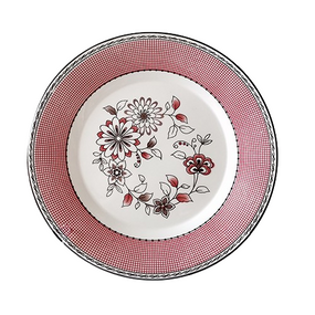 Тарілка Рожевий орнамент d20,3см 30001-010 S&T