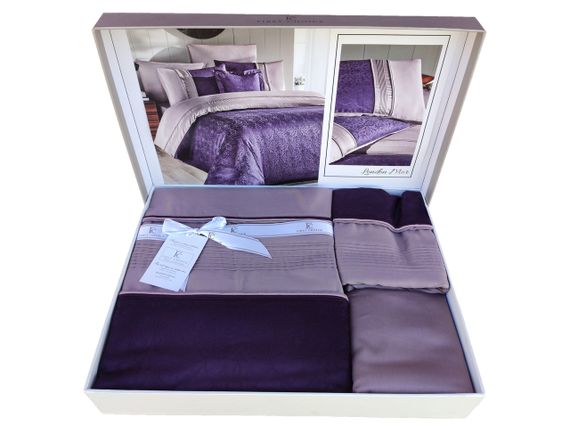 Комплект постільної білизни First Choice Moonlight V. I. P 200x220 London Purple | Зображення 1