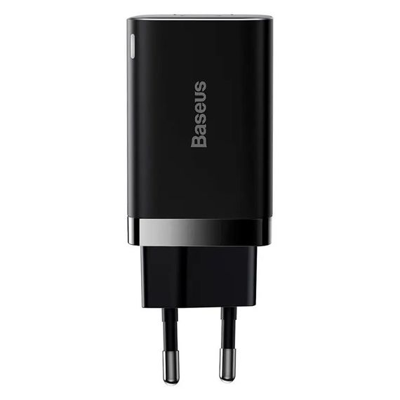 МЗП Baseus Super Si Pro Quick Charger 30W (1USB-A/1C) (CCSUPP-E) Black | Зображення 1