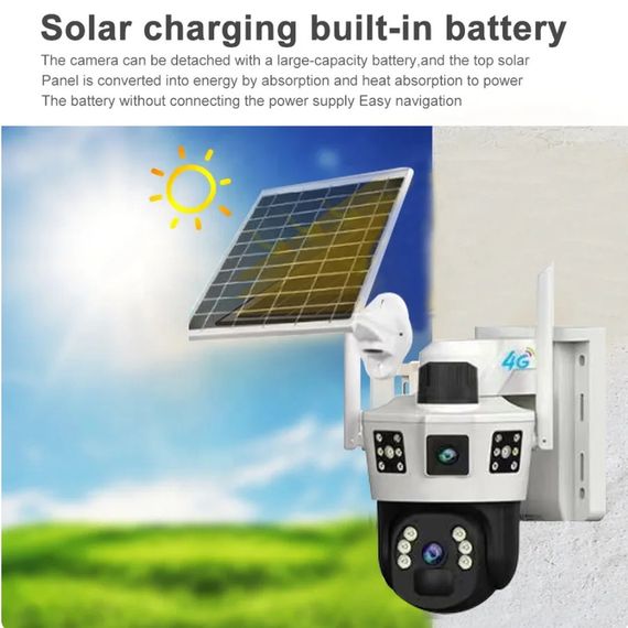 Камера відеоспостереження PTZ WiFi з сонячною панеллю XPRO TP34-4G/TD35 V380PRO (45047-16979_2010) | Зображення 5