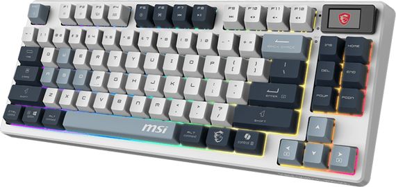 Клавиатура механическая MSI FORGE GK600 TKL W SKY UA 104key S11-43UAP01-HH9 | Зображення 3