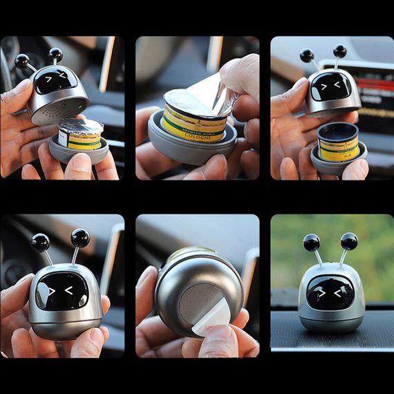 Ароматизатор в машину Little Robot Gray | Зображення 3