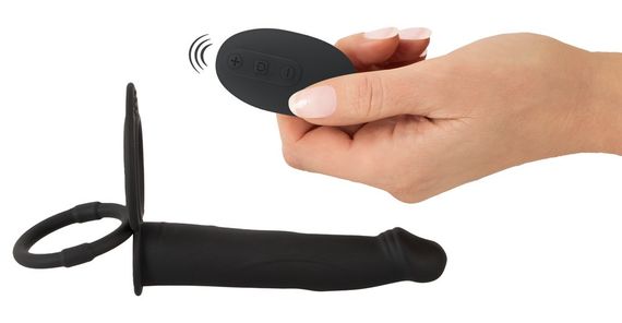 Насадка для подвіного проникнення Vibrating RC Double Fucker Sex Aura | Зображення 5