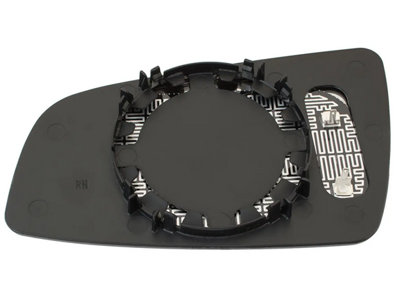 Opel Zafira B (05-09) вкладиш дзеркала з підігрівом правий блакитний, Опель Зафіра Б | Зображення 1