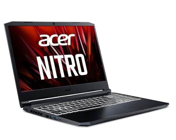 Ігровий ноутбук Acer Nitro 5 AN515-45-R1SL / 15.6" (1920x1080) IPS / AMD Ryzen 5 5600H (6 (12) ядер по 3.3 - 4.2 GHz) / 16 GB DDR4 / 1000 GB SSD / nVidia GeForce RTX 3060, 6 GB GDDR6, 192-bit / WebCam б/в | Зображення 2