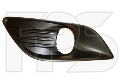 Решетка противотуманной фары Ford Focus II рестайлинг (08-10) - левая, черная 1528561