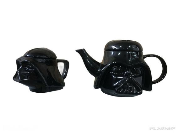 Подарочный Набор Кружка Чашка Бокал 3D Крышкой Star Wars Дарт Вейдер 3D и Заварник | Зображення 1