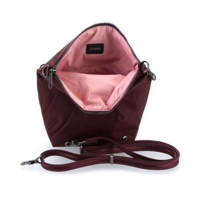 Сумка Pacsafe Citysafe CX convertible Crossbody Бордовая (20405319) | Зображення 5