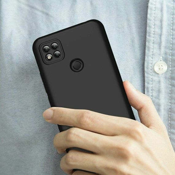 Чохол GKK 360 градусів для Xiaomi Redmi 9C / Redmi 10A колір Чорний | Зображення 5