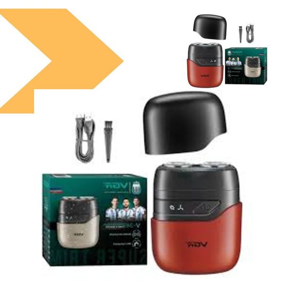 Електробритва бездротова акумуляторна XPRO VGR V-345 RED (45581-V-345_290) | Зображення 1
