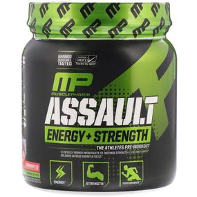 Предтренировочный комплекс Muscle Pharm Assault Sport 345 g NEW (Strawberry ICE)