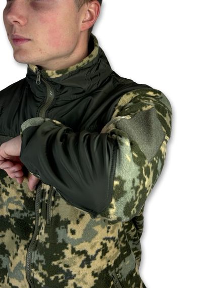 Тактична чоловіча флісова кофта, Колір: Піксель Розмір: 52 | Зображення 6