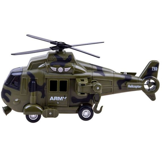 Вертоліт дитячий "Військова техніка" AP9907A, світло, звук | Зображення 1
