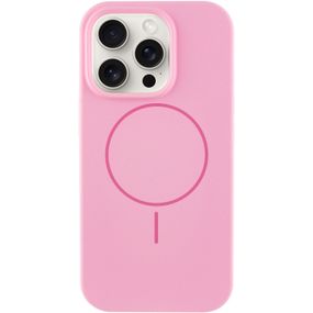 Чохол Silicone Case Full Protective (AA) NO LOGO with MagSafe для Apple iPhone 13 Pro (6.1") Рожевий / Light pink