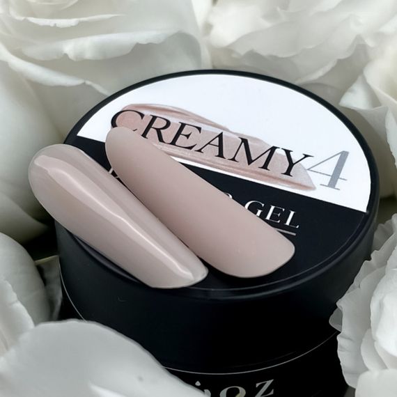 Гель для нарощення нігтів Crooz Creamy gel 04 (сіро-молочний) 15мл | Зображення 1