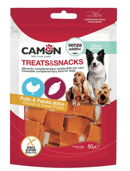 Camon Treats & Snacks Кубики з курки і батату 80г