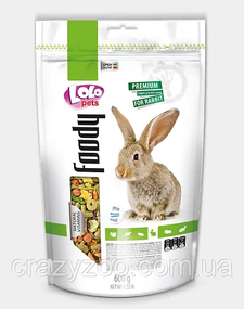 Повнораціонний корм для кролів Lolo Pets Foody 600 г LO-70124