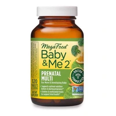 Витамин MegaFood Витамины для беременных Baby & Me 2, 120 таблеток (MGF-10315)
