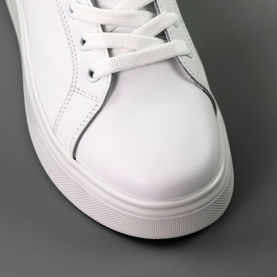 Кеди жіночі шкіряні 591415 Білі 36 37 38 39 40 41 | Зображення 3