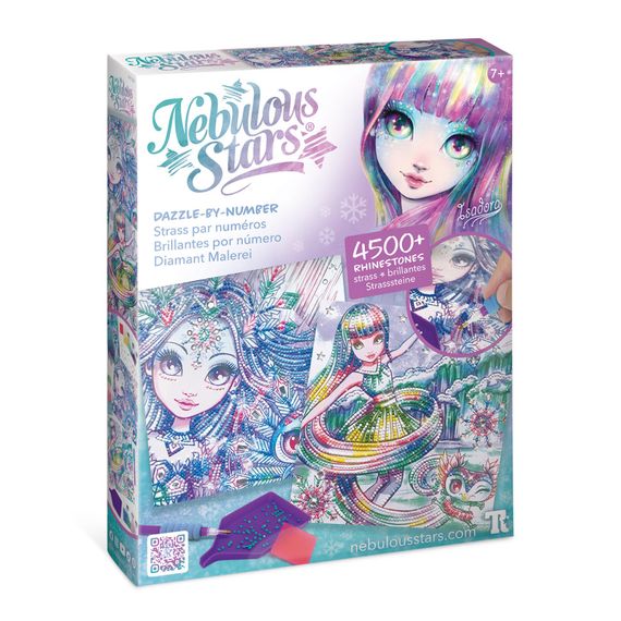 Набор для творчества с алмазной мозаикой Морозное сияние Nebulous Stars 11126 с аппликатором-ручкой