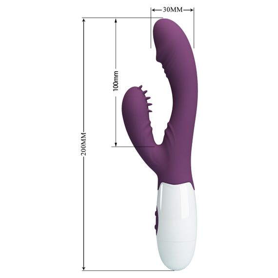 Вібратор PRETTY LOVE Andre purple, 7 function Sex Aura | Зображення 3