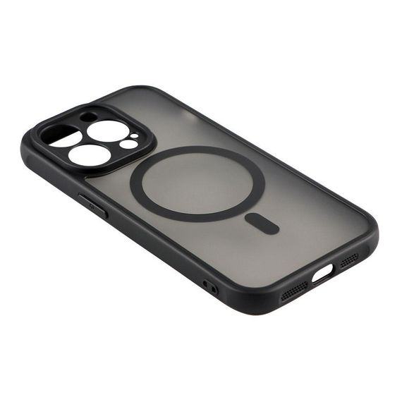 Чохол TPU+PC Anti Drop з повним захистом камери with MagSafe для iPhone 14 Pro Колір Чорний | Зображення 7