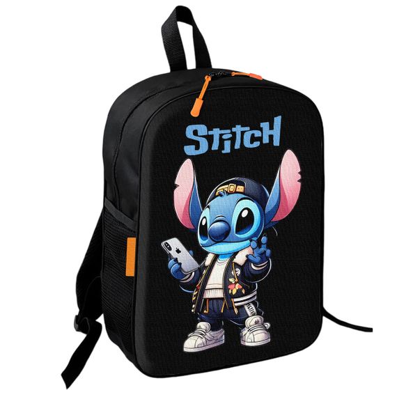 Рюкзак шкільний дитячий з принтом Стіч 36х27 см підлітковий для хлопчика, дівчинки (4062)