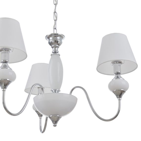 Люстра подвесная с абажуром E14 40W WH (BKL-721S/3) | Зображення 6