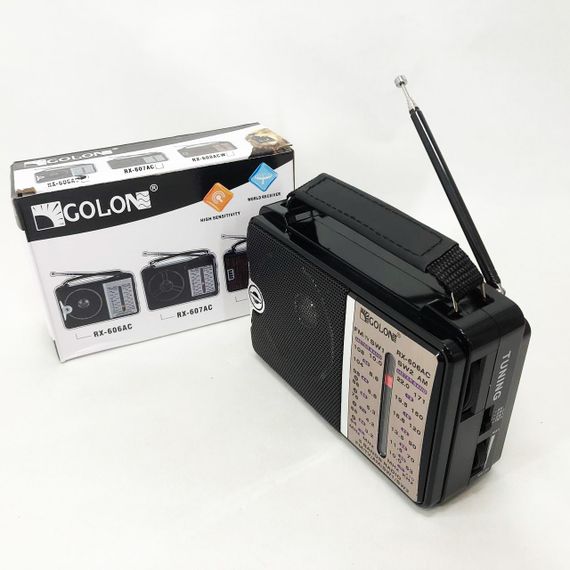 Ретро кухонне радіо Golon RX-606, Радіоприймачі fm діапазону, Радіоприймачі від мережі DG-80
